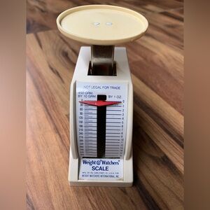 70s Weight Watchers Food Scale - Vintage Kitchen Collectible - Working Condition